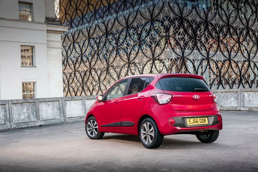 The compact five-door hatchback Hyundai i10