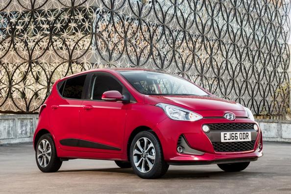 The compact five-door hatchback Hyundai i10