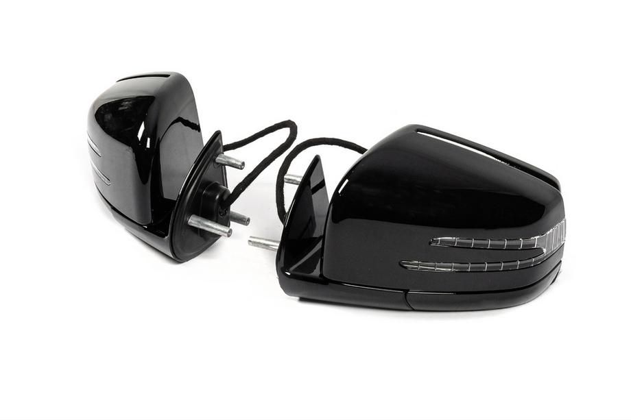 Mercedes GL class X164 2006-2012 Facelift Mirrors (Black, 2 pcs) Photo 1
