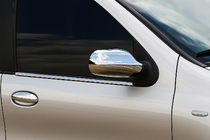 Fiat Albea 2002-2012 Chrome Door Handle Covers (4 pcs, Stainless Steel) photo 1
