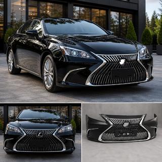 Front bumper (for 2010-2012, design 2019) Lexus ES 2006-2011 photo 2