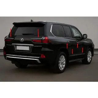 BlackEdition Body Kit (for TRD 2016+) Lexus LX570/450d 2008-2022 photo 2