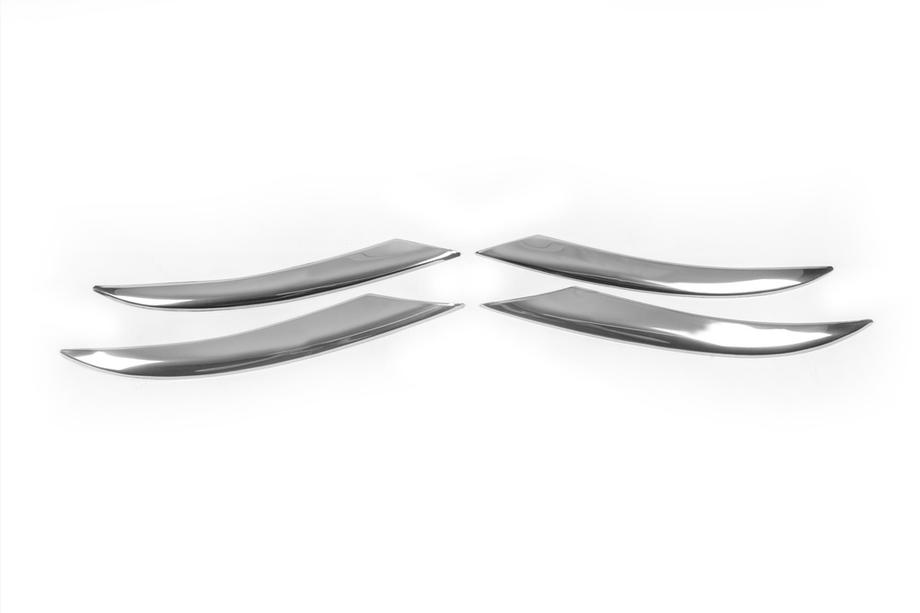 Mercedes C-class W205 2014-2021 Chrome Fog Light Covers for AMG (4 pcs) Photo 3