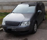Volkswagen Touran 2003-2010 Winter grille (upper, 2003-2006) Matte photo 4