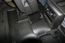 Chevrolet Tahoe 2014-2019 (2015↗) 3D Rubber Floor Mats for Interior (4 pcs, Novline) photo 2
