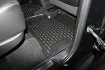 Chevrolet Tahoe 2014-2019 (2015↗) 3D Rubber Floor Mats for Interior (4 pcs, Novline) photo 4