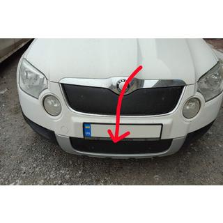 Winter grille cover (lower, 2009-2013) Skoda Yeti 2009-2017 photo 2