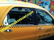 Fiat Albea 2002-2012 Exterior window trim stainless steel (4 pcs) photo 2