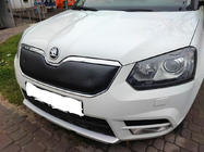 Skoda Yeti 2009-2017 Winter grille cover (upper, 2013+) Glossy photo 1
