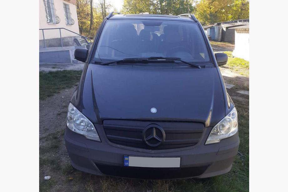 Mercedes Vito W639 2004-2014 Winter grille cover V2 (2010-2015) Matte Image