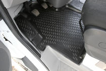 Mercedes Sprinter W906 2006–2018 (2015↗) Rubber Floor Mats (2 pcs, Novline) photo 2