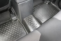 Mitsubishi L200 2015-2024 3D Rubber Floor Mats for Interior (4 pcs, Novline) Budget Version photo 2