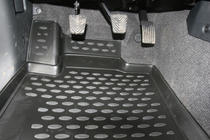 Mitsubishi L200 2015-2024 3D Rubber Floor Mats for Interior (4 pcs, Novline) Budget Version photo 4