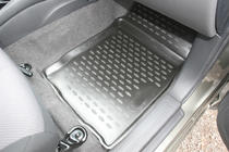 Mitsubishi L200 2015-2024 3D Rubber Floor Mats for Interior (4 pcs, Novline) Budget Version photo 5