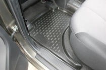 Mitsubishi L200 2015-2024 3D Rubber Floor Mats for Interior (4 pcs, Novline) Budget Version photo 6