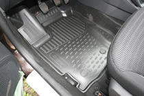 Renault Captur 2013-2019 3D Rubber Floor Mats for Interior (4 pcs, Novline) photo 2