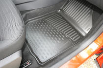 Renault Captur 2013-2019 3D Rubber Floor Mats for Interior (4 pcs, Novline) photo 3