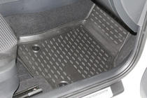 Skoda Octavia III A7 2013-2019 3D Rubber Floor Mats for Interior (4 pcs, Novline) Active, Ambition, Style photo 3