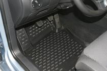 Volkswagen Golf 6 2008-2014 3D Rubber Floor Mats for Interior (4 pcs, Novline) photo 2