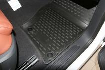 Volkswagen Touareg 2010-2018 3D Rubber Floor Mats for Interior (4 pcs, Novline) with Dual-Zone Climate Control photo 4