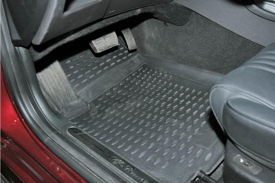 Alfa Romeo 159 2005–2011 Rubber floor mats (4 pcs, Novline) Photo 2