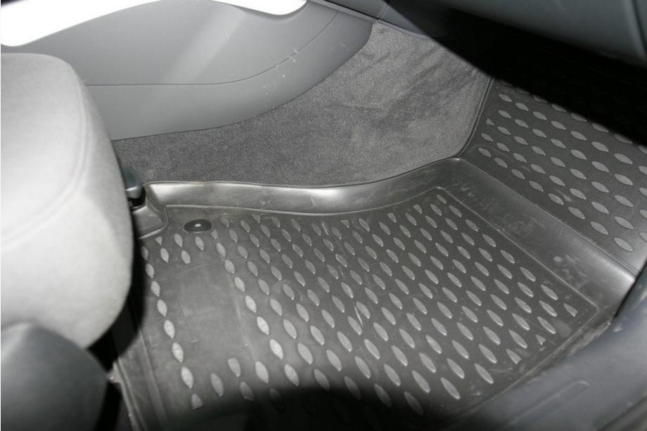 Audi A4 B8 2007-2015 Rubber floor mats interior (4 pcs, Novline) Automatic transmission Photo 4