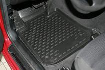 BMW 1 Series E81/E82/E87/E88 2004-2011 Rubber Floor Mats Interior (4 pcs, Novline) 3D photo 2