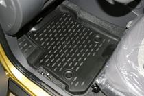 Chery Beat 2009-2015 Rubber floor mats (4 pcs, Novline) photo 2
