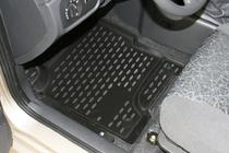 Chery A13 2008-2019 Rubber floor mats (4 pcs, Novline) photo 2
