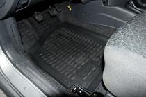 Chevrolet Lanos 1998–2017 Rubber floor mats (4 pcs, Novline) photo 2