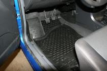 Daewoo Nexia 1995-2016 (1995-2007) Rubber floor mats (4 pcs, Novline) photo 2