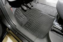 Fiat Doblo I 2001-2005 Rubber Floor Mats Interior (4 pcs, Novline) Panorama photo 2