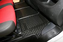 Fiat Ducato 2006-2025 (2012↗) Rubber Floor Mats Interior (2 pcs, Novline) photo 3