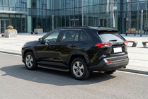 Toyota Rav 4 2019–2025 Side Steps Tayga Black (2 pcs, Aluminum) photo 1