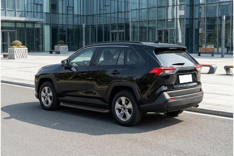 Toyota Rav 4 2019–2025 Side Steps Tayga Black (2 pcs, Aluminum) Image