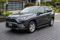 Toyota Rav 4 2019–2025 Side Steps Bosphore Black (2 pcs, Aluminum) photo 1