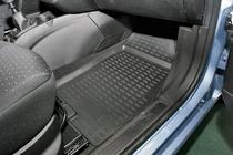 Fiat Punto Grande/EVO 2006-2018 (2006↗) Rubber Floor Mats (4 pcs, Novline) 5D photo 4