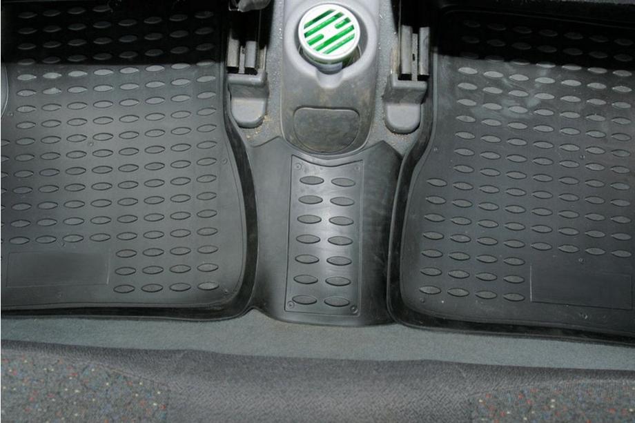 Hyundai Accent 2000-2006 Rubber floor mats (4 pcs, Novline) Photo 4