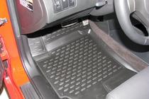 Hyundai Accent 2000-2006 Rubber Floor Mats (4 pcs, Novline) Coupe photo 2