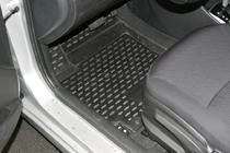 Hyundai Accent 2011-2017 Rubber floor mats (4 pcs, Novline) photo 2