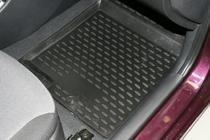 Hyundai Accent 2011-2017 Rubber floor mats for interior (4 pcs, Novline) HB photo 4