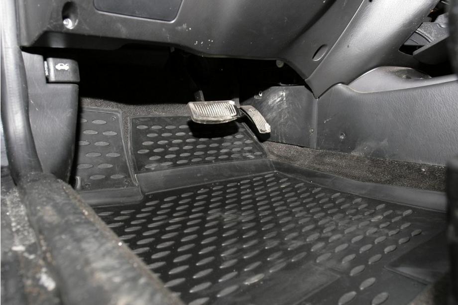 Hyundai Sonata EF 1998-2004 Rubber floor mats (4 pcs, Novline) Photo 2