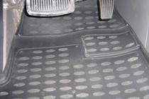Kia Carnival 2002-2013 Rubber floor mats interior (4 pcs, Novline) Automatic transmission photo 2