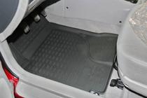 Kia Cerato 1 2004-2009 Rubber floor mats (4 pcs, Novline) photo 2
