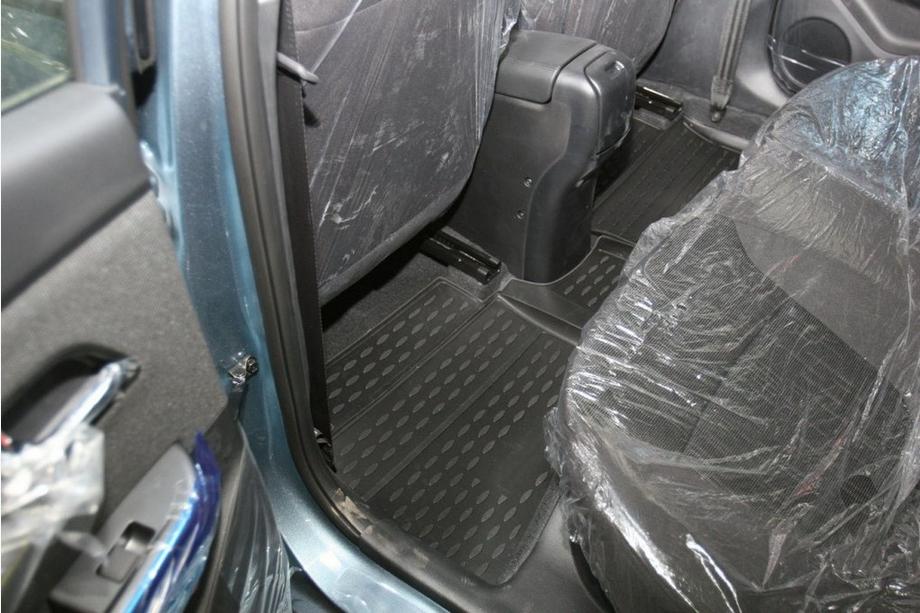 Kia Rio 2012-2017 Rubber floor mats (4 pcs, Novline) Photo 3