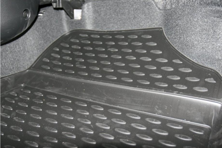 Kia Rio 2012-2017 Rubber floor mats (4 pcs, Novline) Photo 4