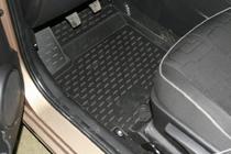 Kia Venga 2010-2019 Rubber Floor Mats Interior (3 pcs, Novline) photo 2
