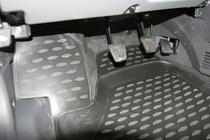 Lada Priora 2007-2018 (2010↗) Rubber Floor Mats (4 pcs, Novline) photo 2