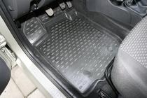 Lada Largus 2012- Rubber floor mats interior (4 pcs, Novline) 5 seats photo 2