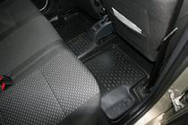 Lada Largus 2012- Rubber floor mats interior (4 pcs, Novline) 5 seats photo 3
